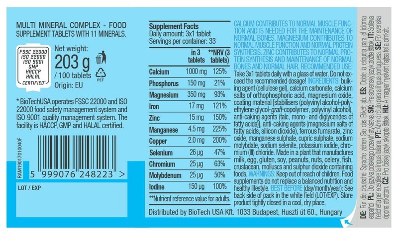 Complexo Multi Minerais