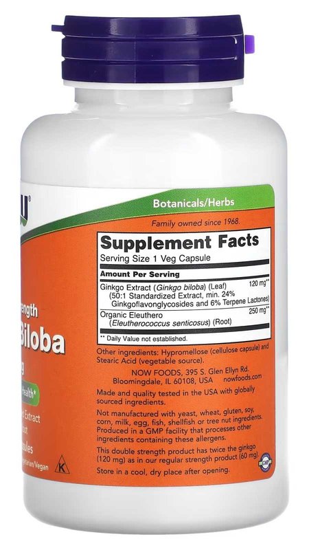 Ginkgo Biloba 120 mg