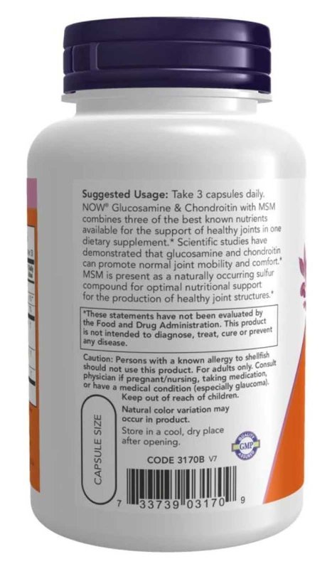 Glucosamina e Condroitina com MSM