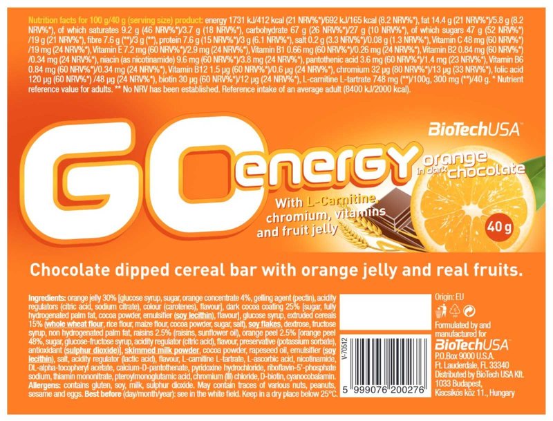 Go Energy Bar