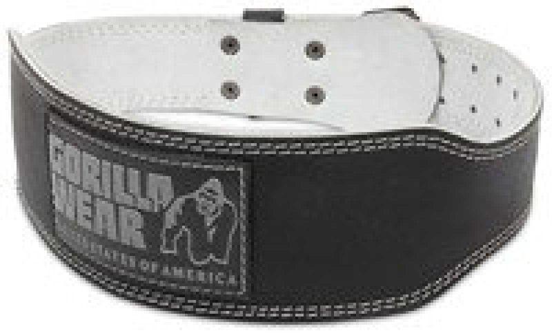 Gorilla Wear 4 Inch Padded Leather Lifting Belt