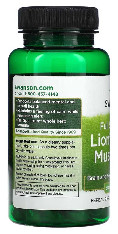 Lion's Mane Mushroom 500mg