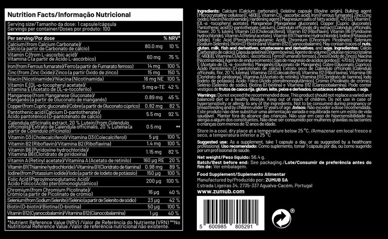 Luteína + Vitaminas