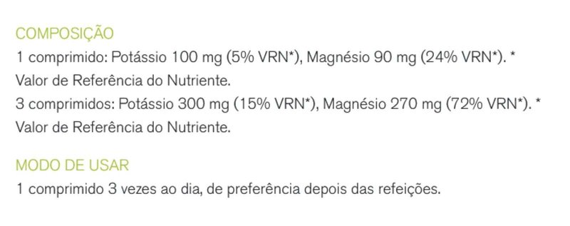 Potassium Citrate + Magnesium Citrate